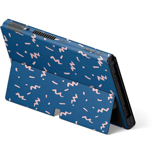 Blue Spring Nintendo Switch OLED (2021) Skin